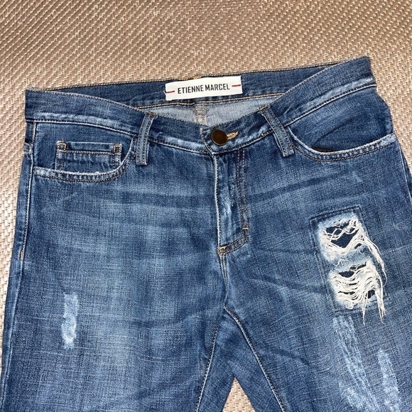 Etienne Marcel Distressed Jeans size 25 - Picture 6 of 10
